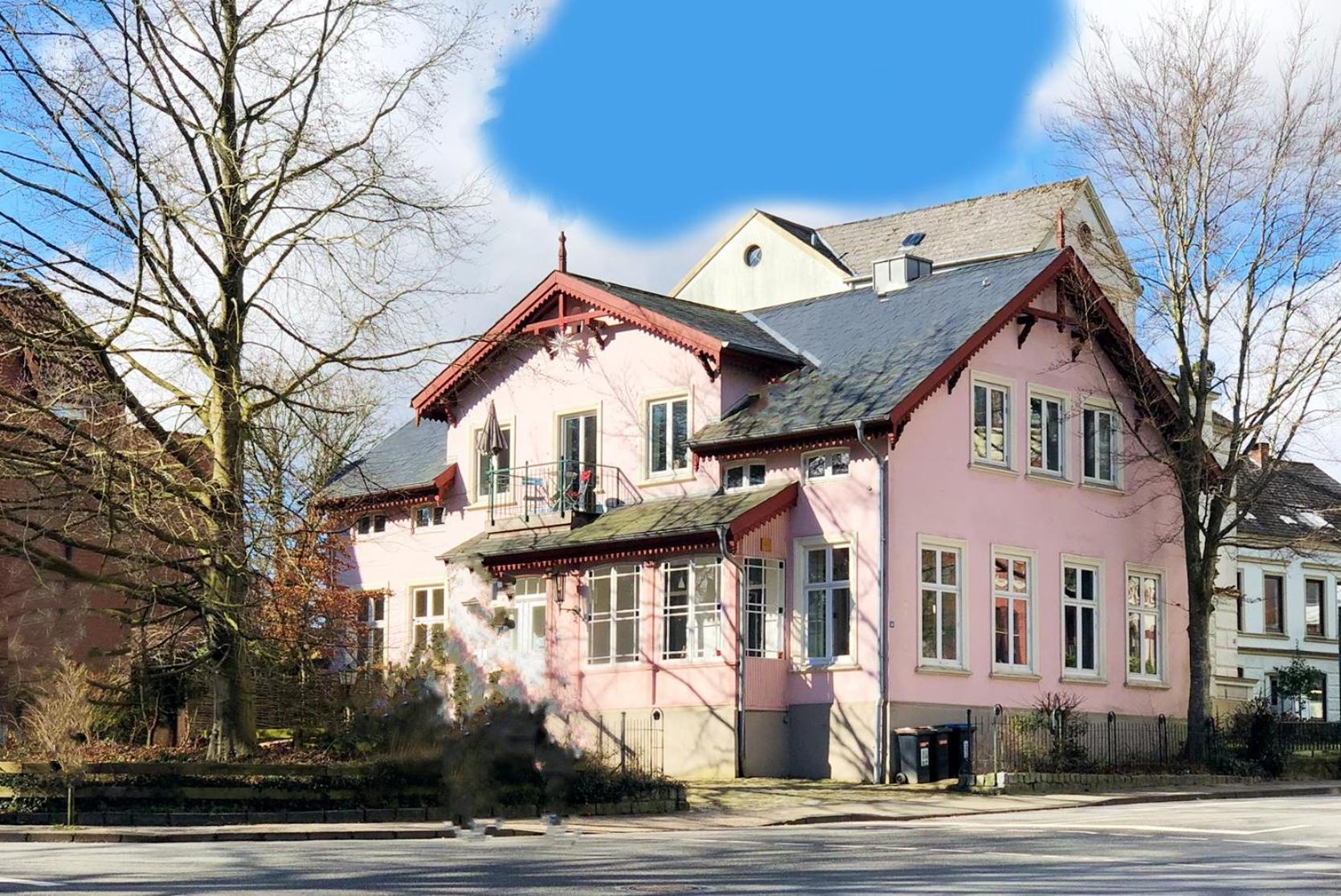 Villa Rosa - Charmante, Grosse Altbauwohnung フレンスブルク エクステリア 写真